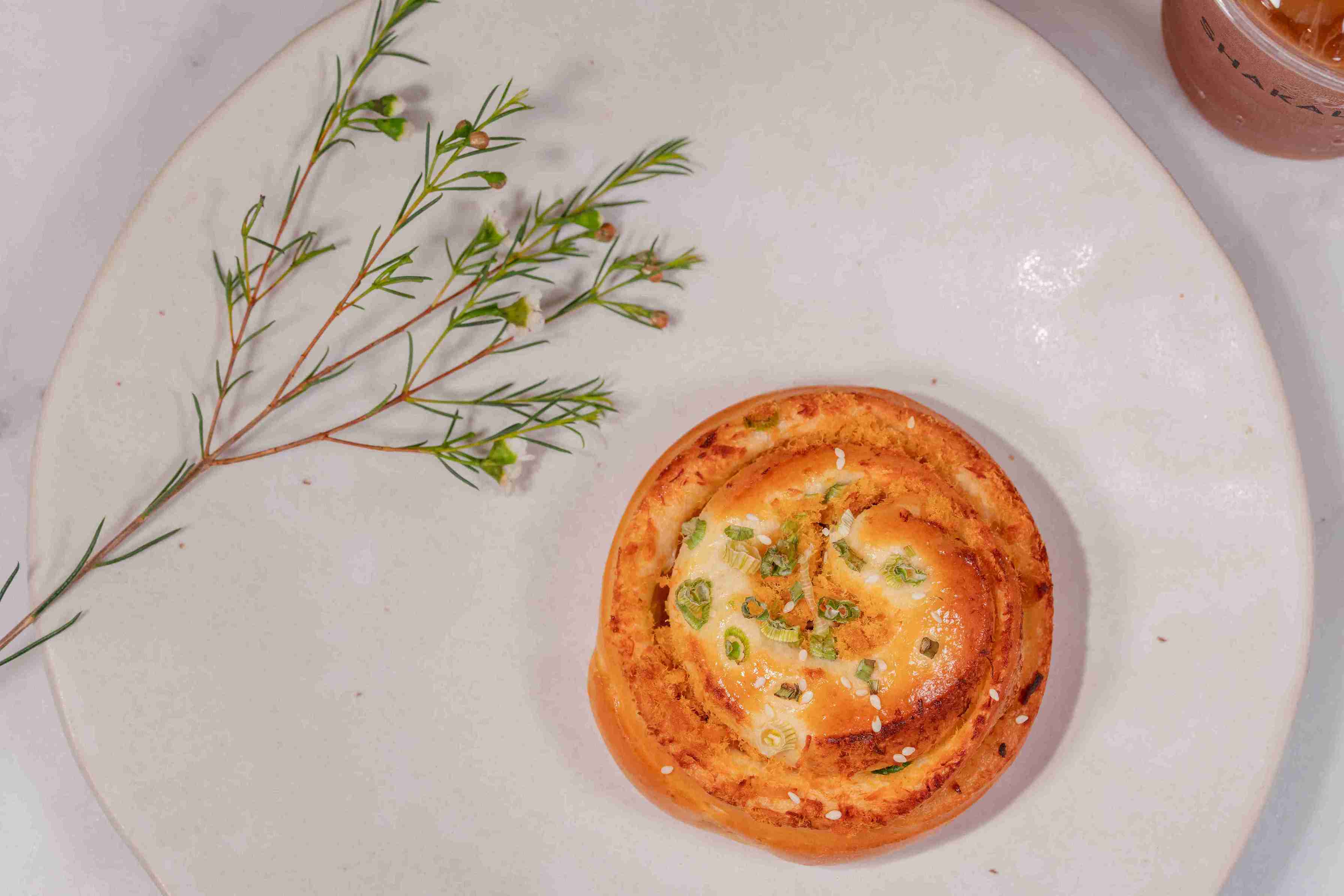 Scallion Pork Floss Bread