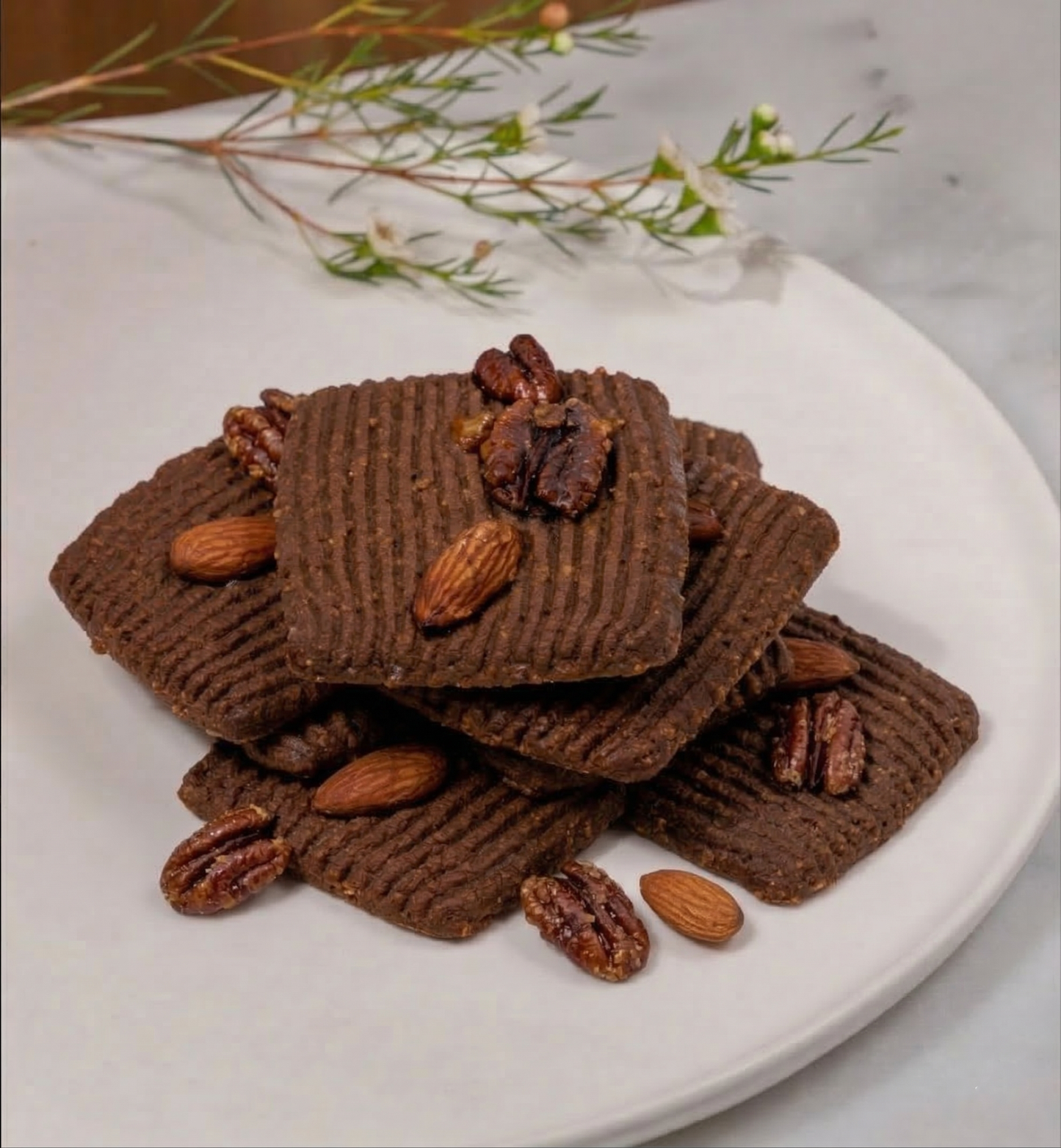 Chocolate Nuts Cookies